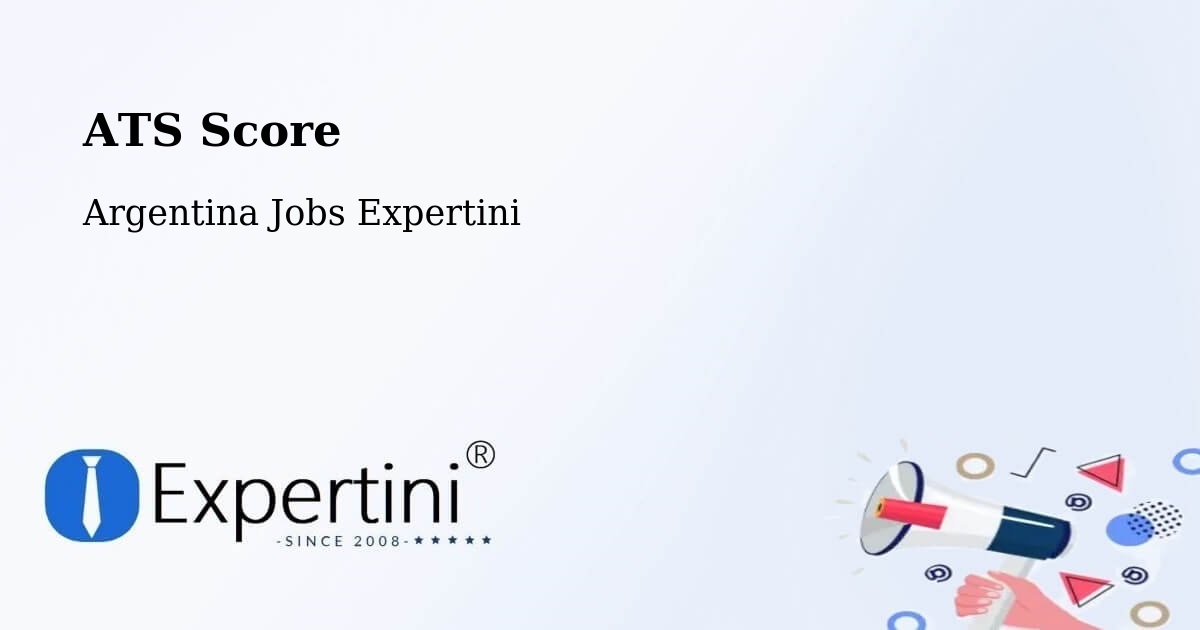 Resume ATS Score & Job Description Match Tool – La Banda - Argentina Jobs Expertini