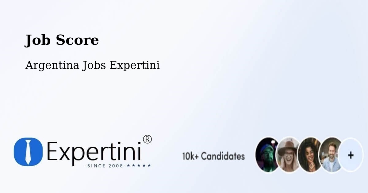 Job Score & Job Description Score Tool – La Banda - Argentina Jobs Expertini