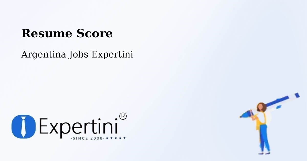 Resume Score & Job Description Match Tool – La Banda - Argentina Jobs Expertini