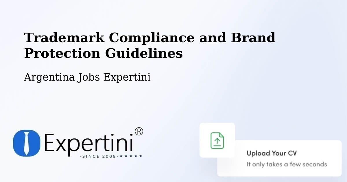 Trademark & Brand Protection Guidelines – La Banda - Argentina Jobs Expertini