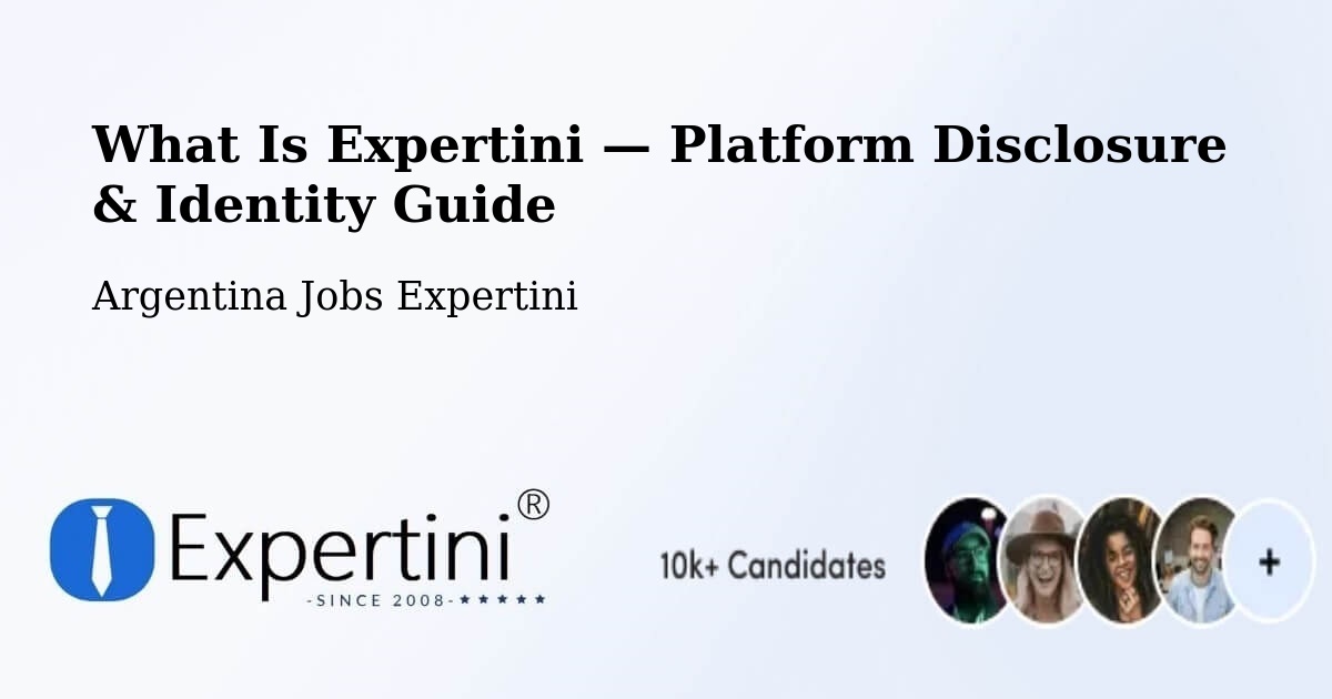 What Is Expertini — Platform Disclosure & Identity Guide – La Banda